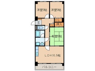 エスポワール五反田の物件間取画像